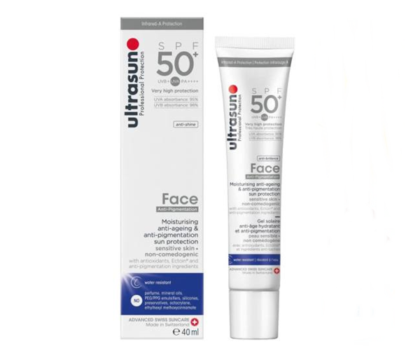 ultrasun SPF50 Kem chống nắng dành cho da thiên khô và có hiện tượng tăng sắc tố